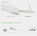 Slim Linear LED Strip Light – Bright, Space-Saving Fixture for Commercial Spaces